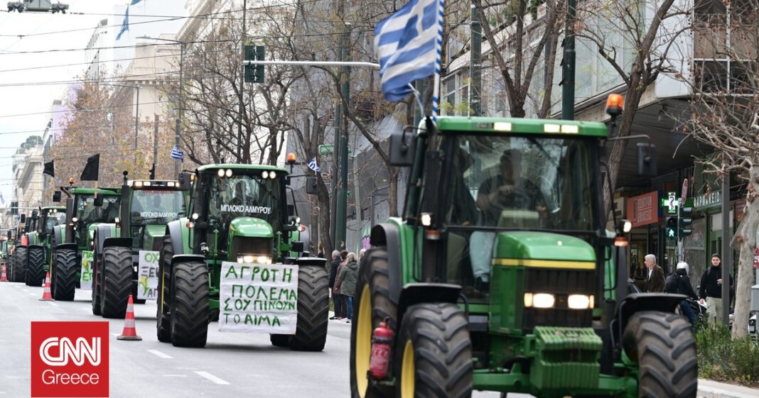 «Αγρότες-σε-Κίνηση:-Πανελλαδική-Διαμαρτυρία-στην-Αθήνα-για-ΟΠΕΚΕΠΕ-και-Ευλογιά!»